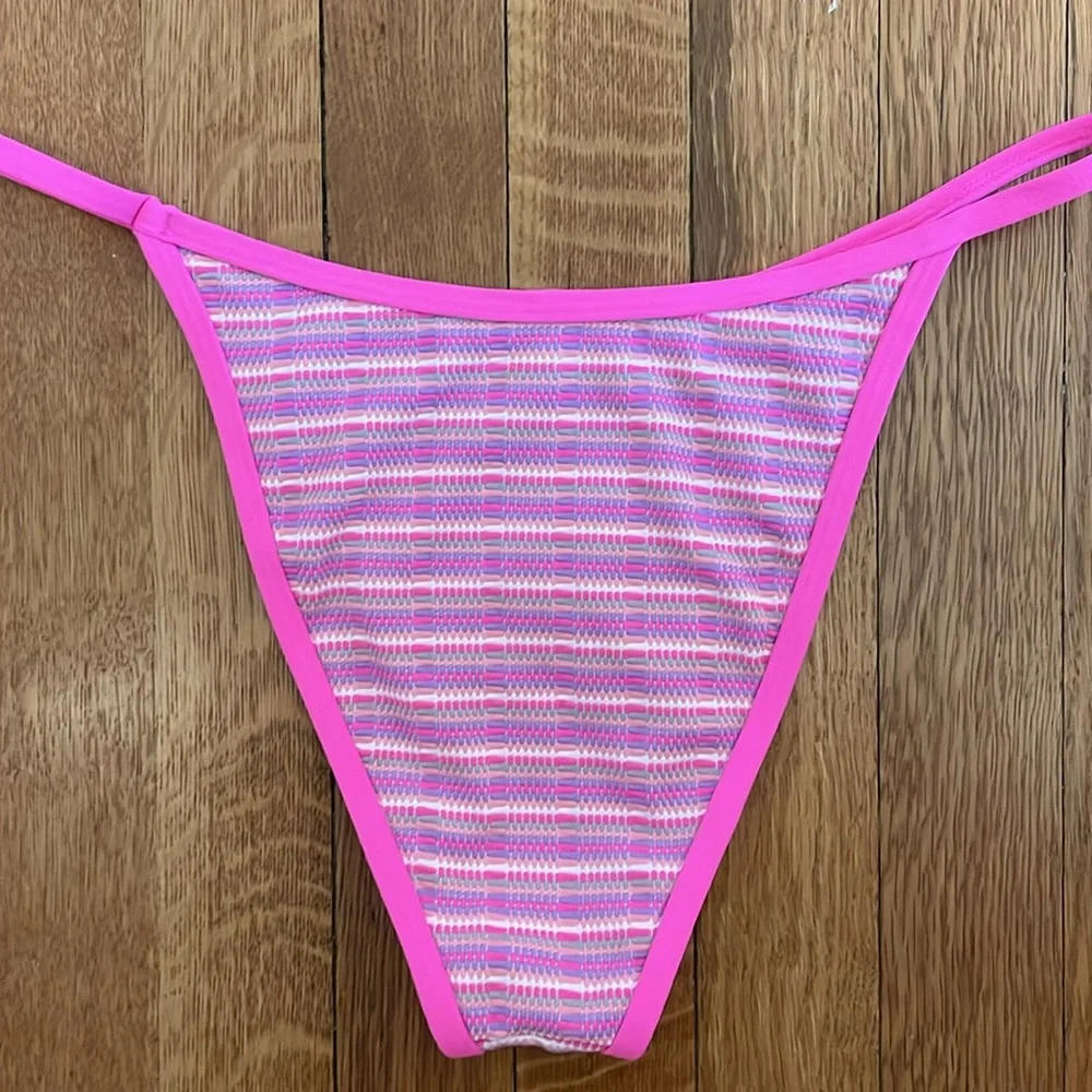 l*space Tommy Bitsy Bikini Bottom Electric‎ Pique Stripe (EPS) Swim Bathing XL